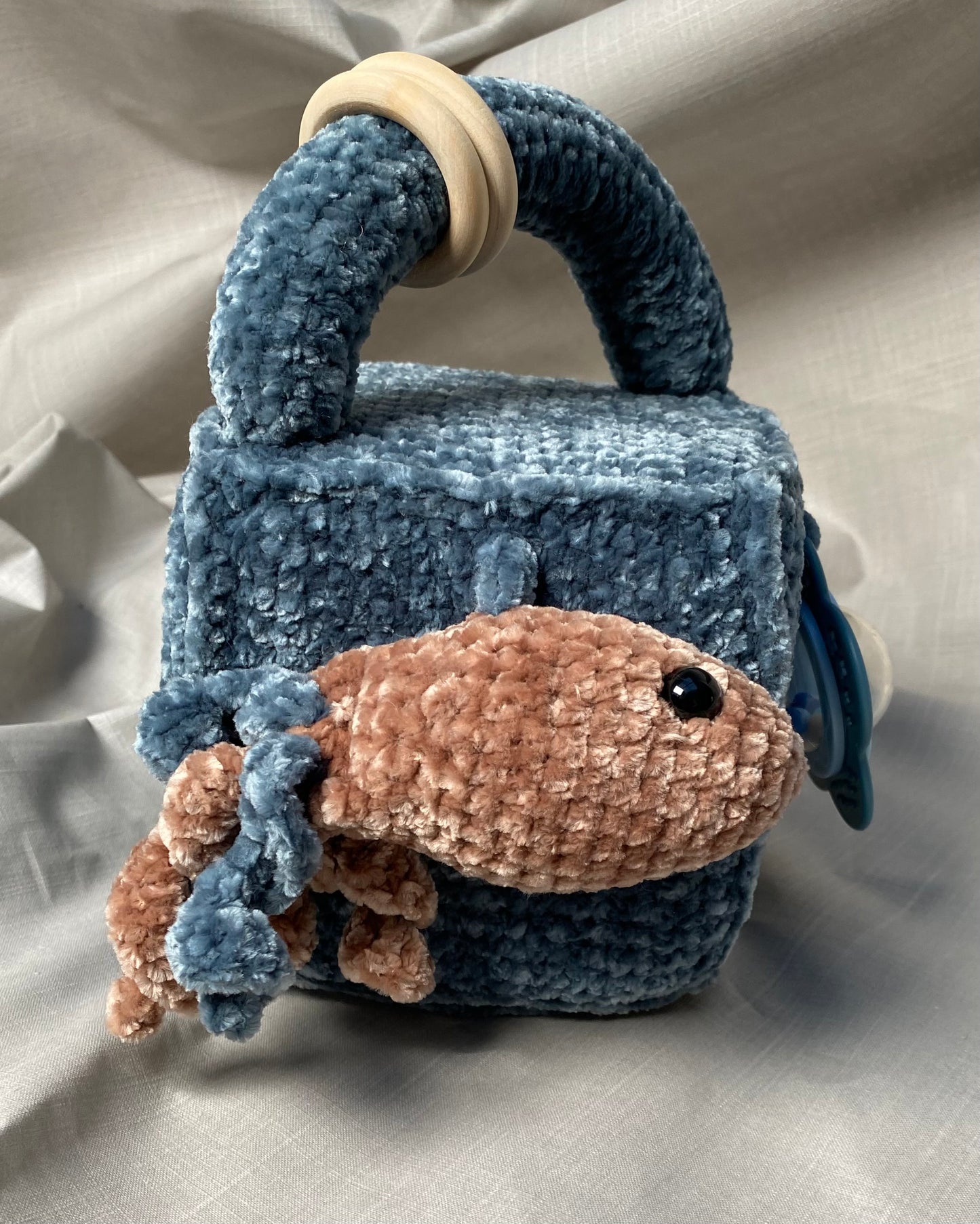 Heklaðir leikfanga kubbar stórir