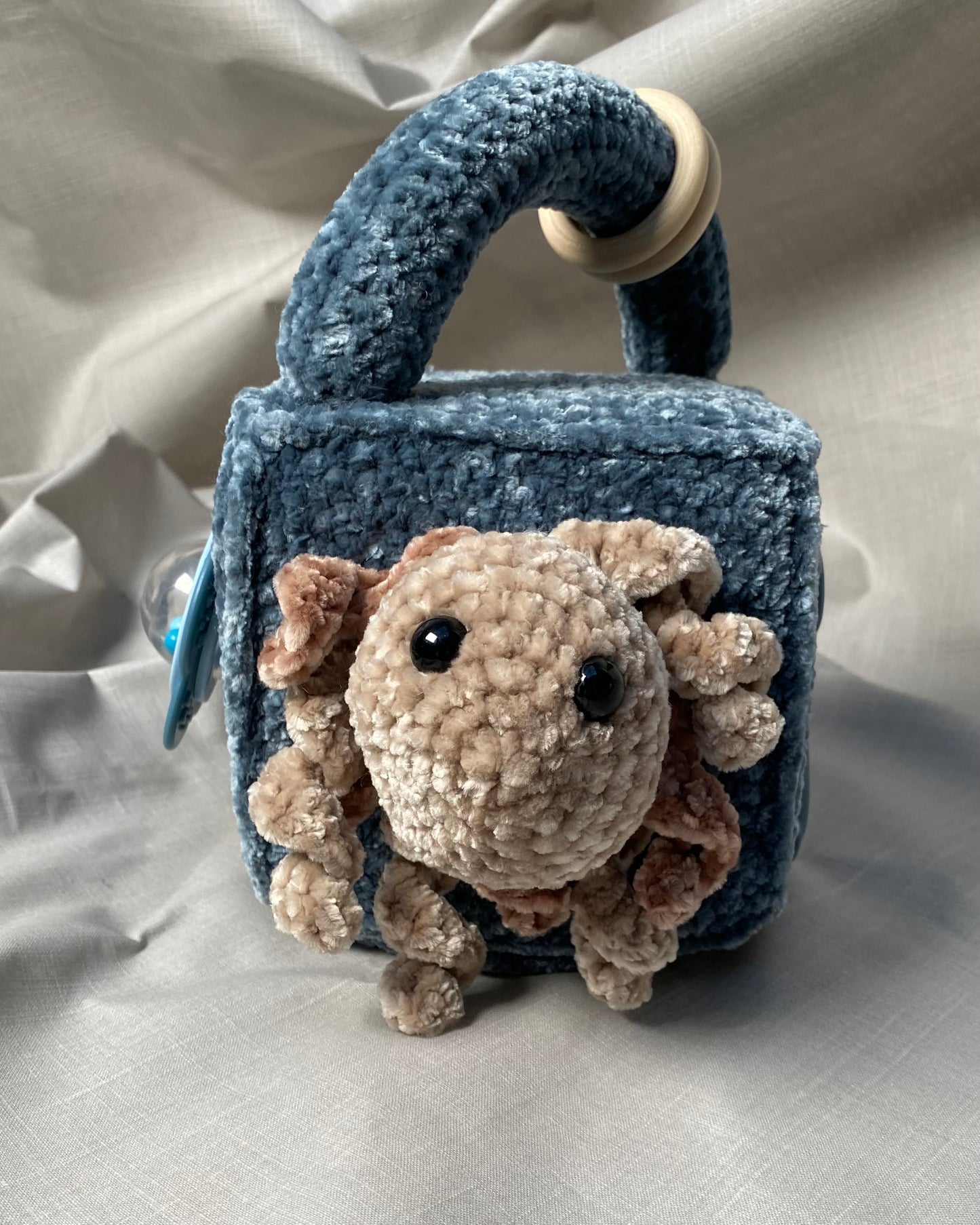 Heklaðir leikfanga kubbar stórir