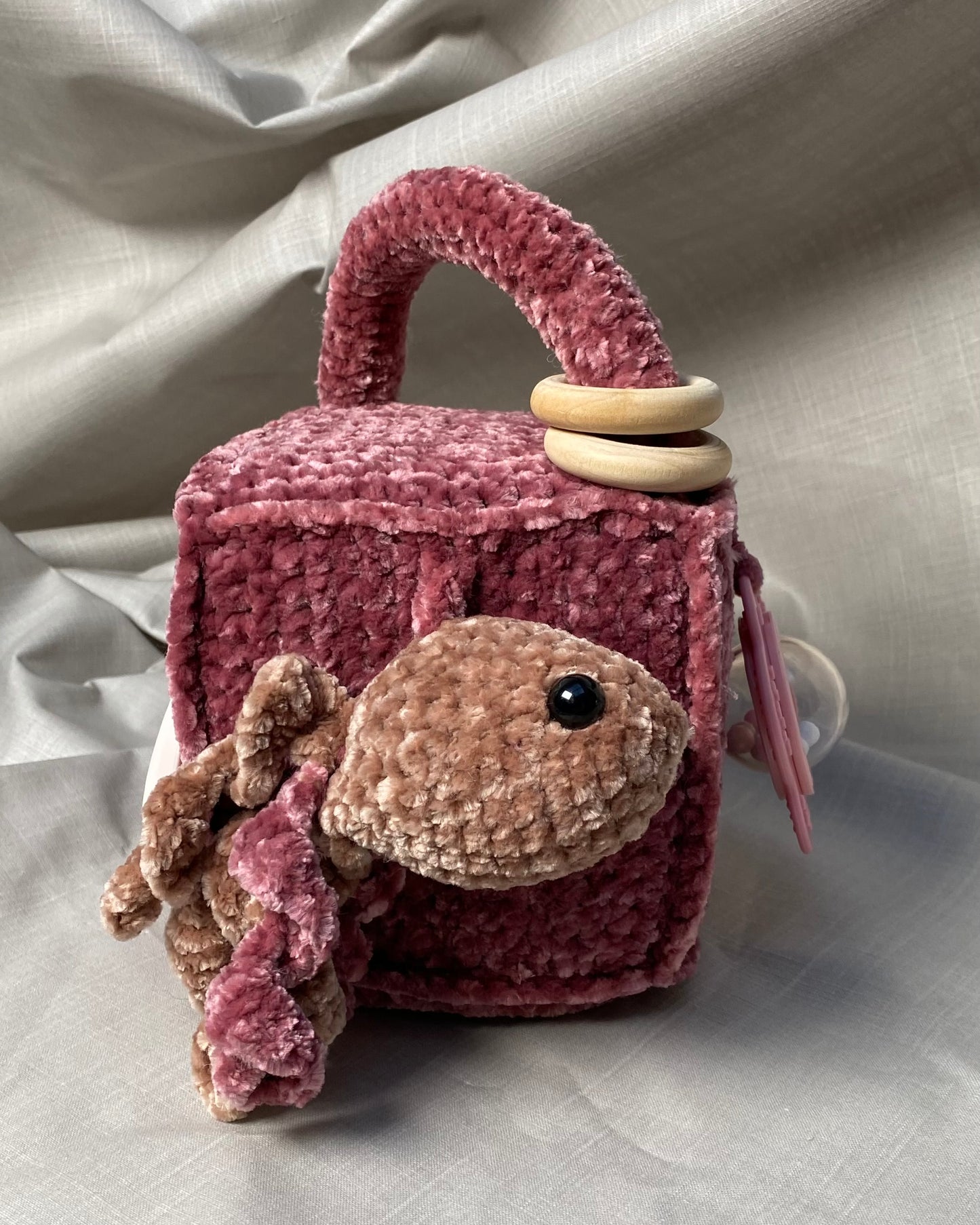 Heklaðir leikfanga kubbar stórir