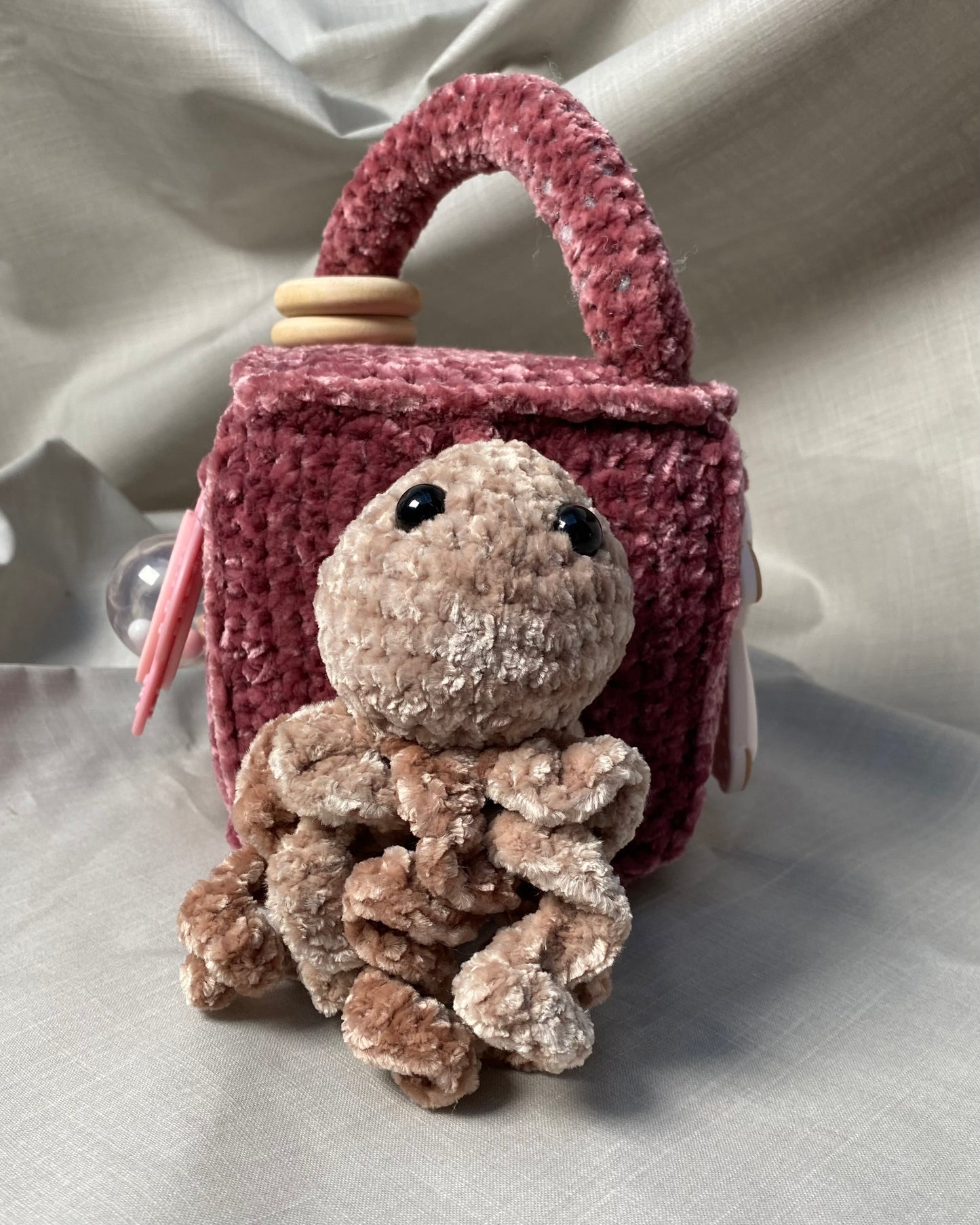 Heklaðir leikfanga kubbar stórir