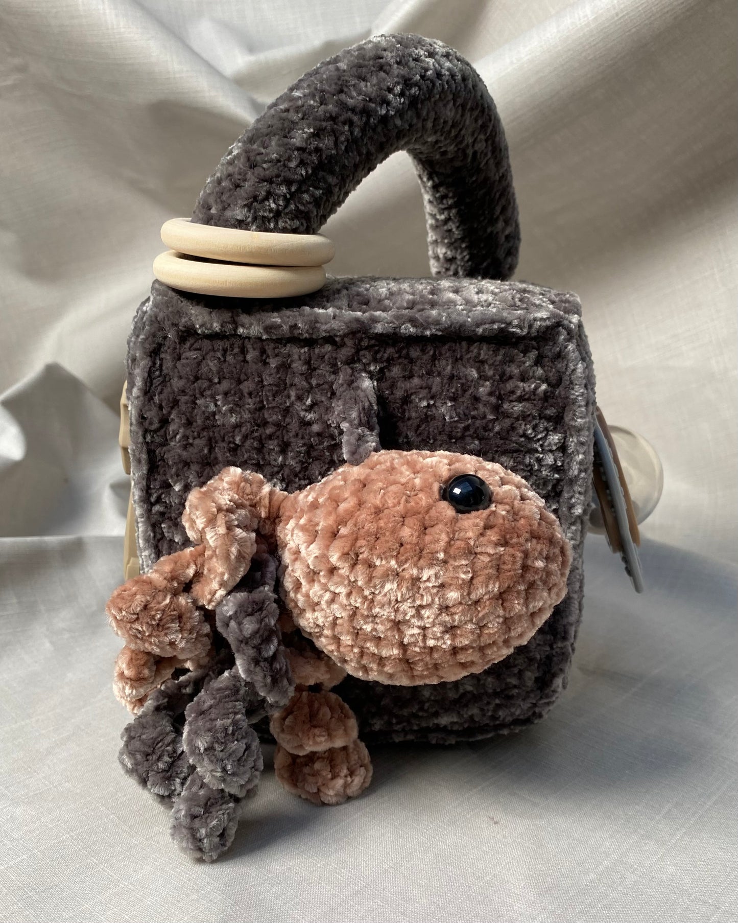 Heklaðir leikfanga kubbar stórir