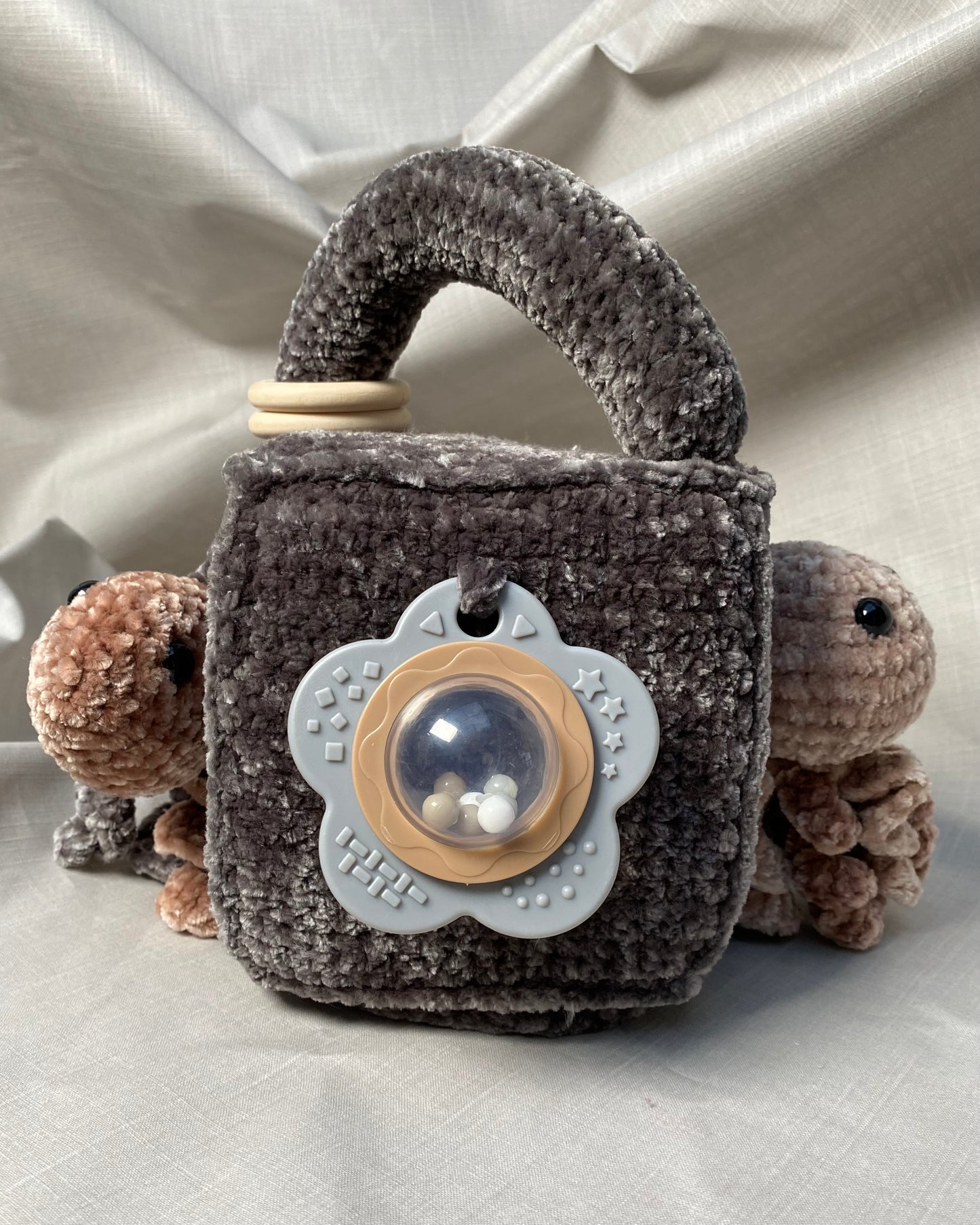 Heklaðir leikfanga kubbar stórir