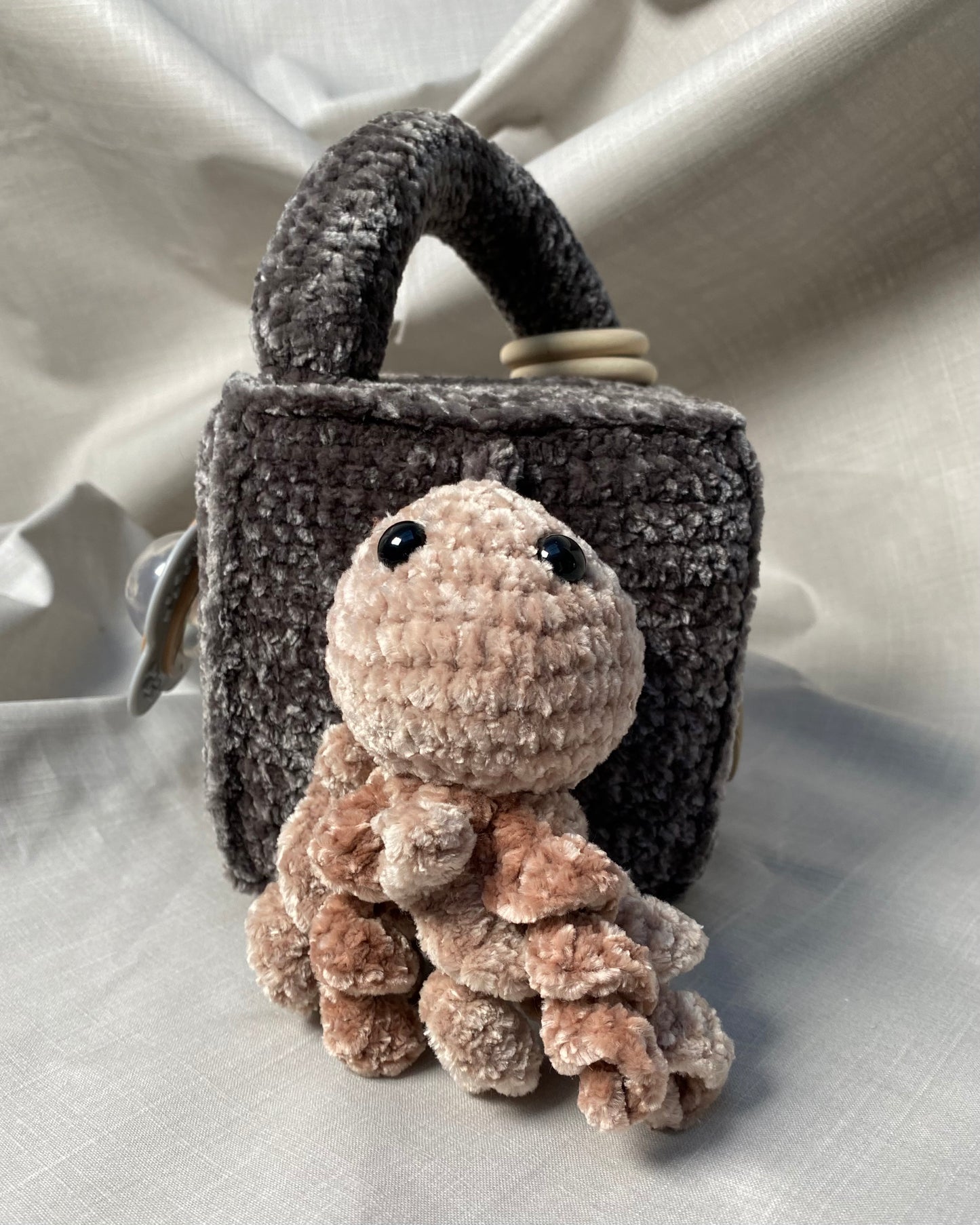 Heklaðir leikfanga kubbar stórir