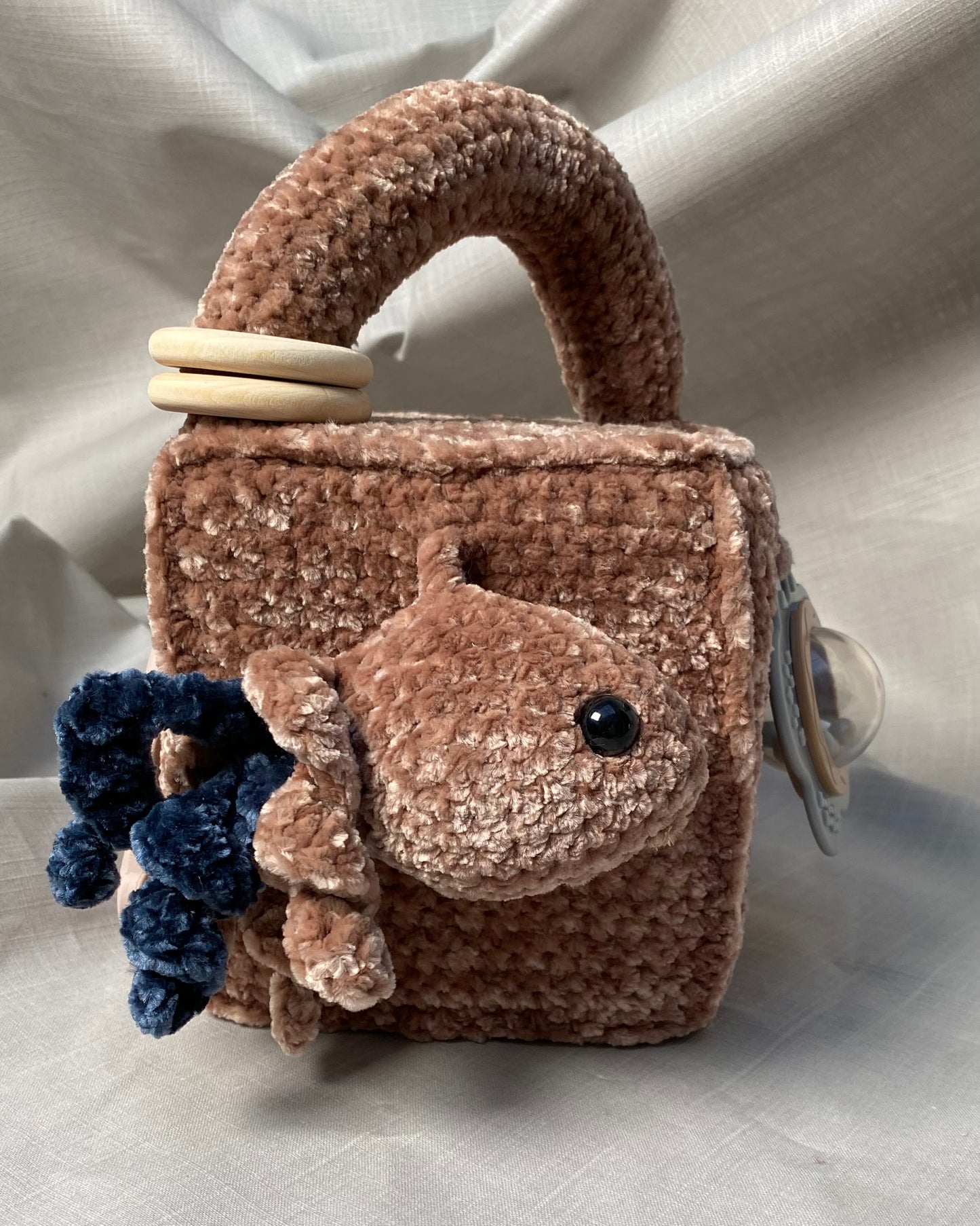 Heklaðir leikfanga kubbar stórir