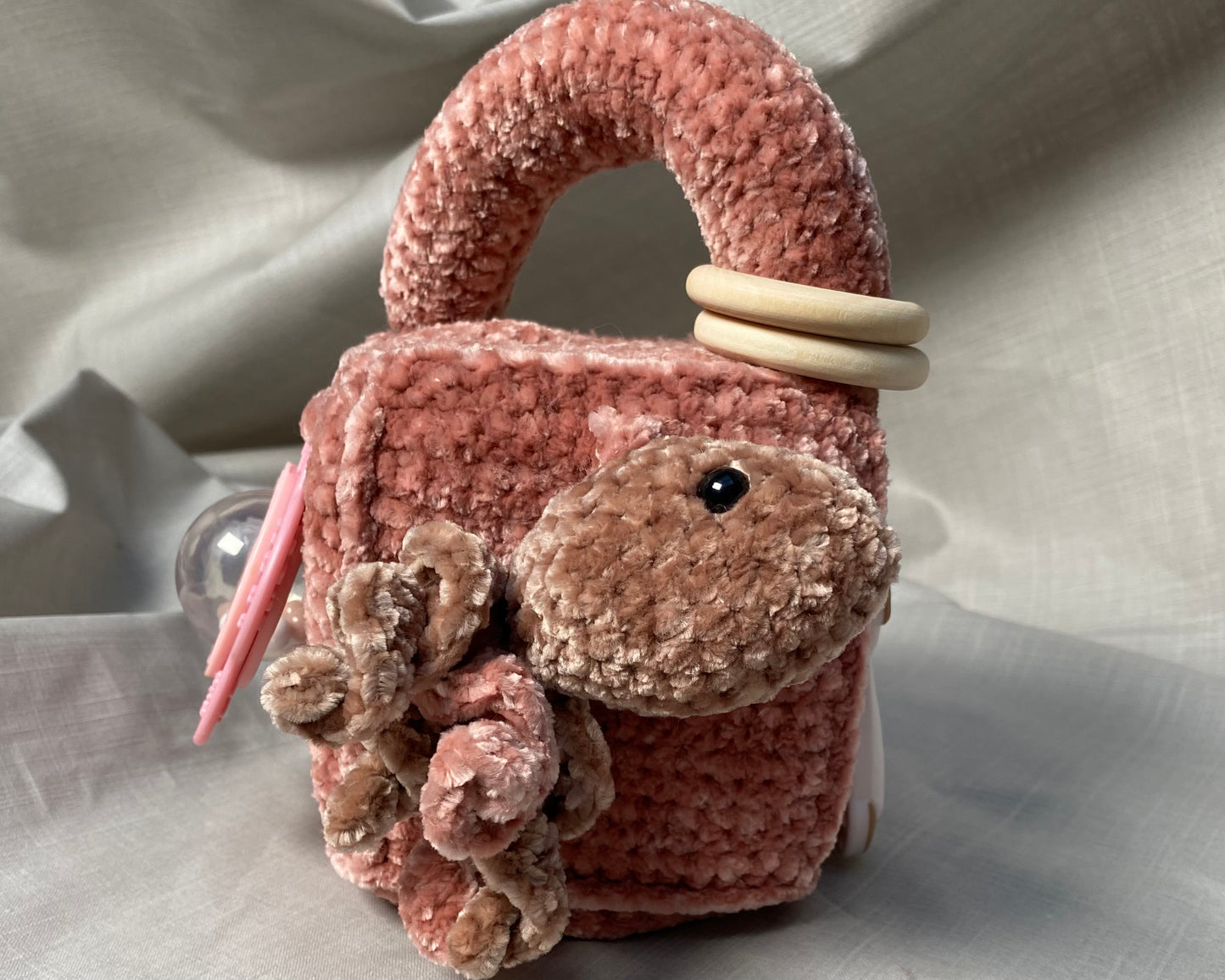 Heklaðir leikfanga kubbar millistærð