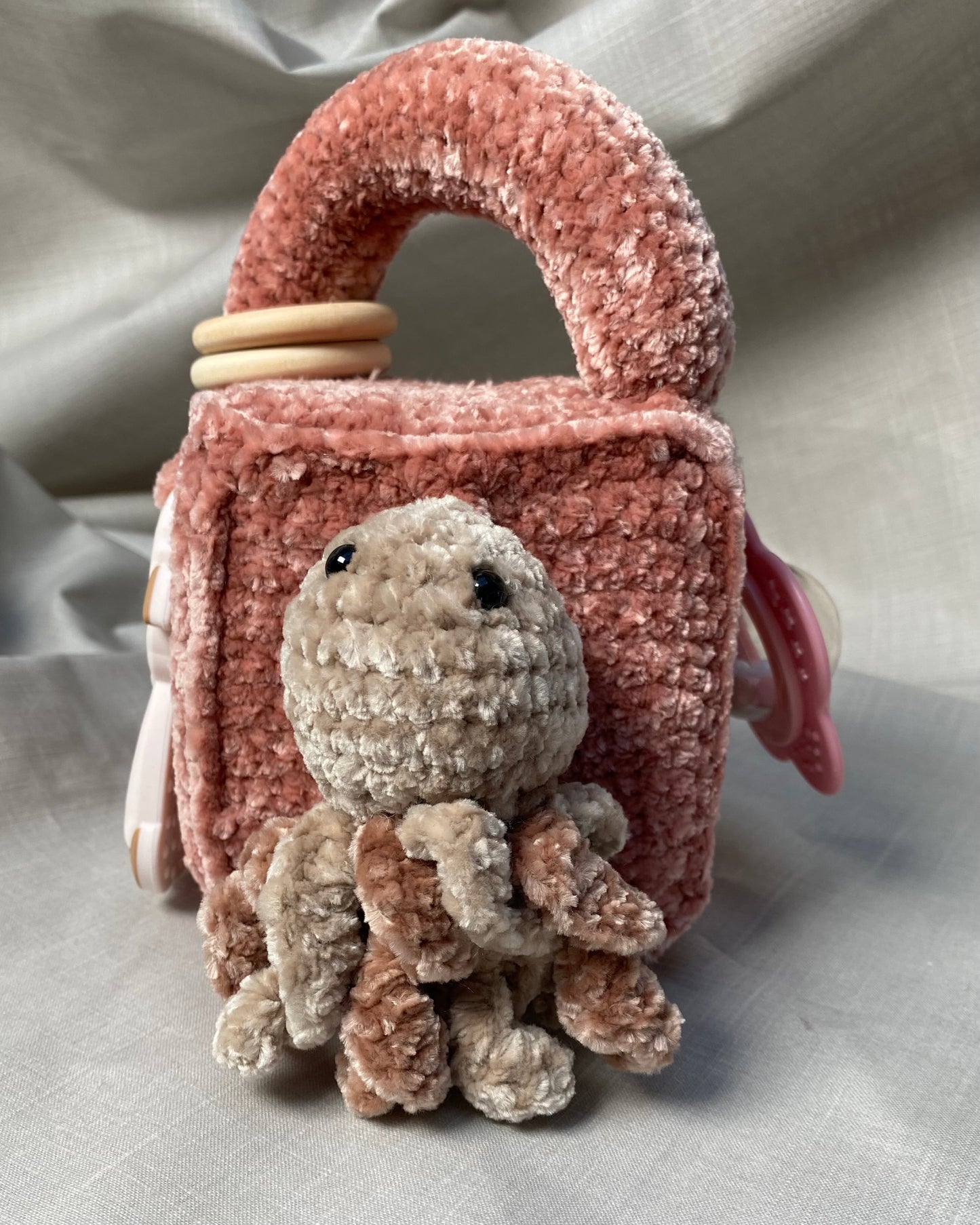 Heklaðir leikfanga kubbar millistærð