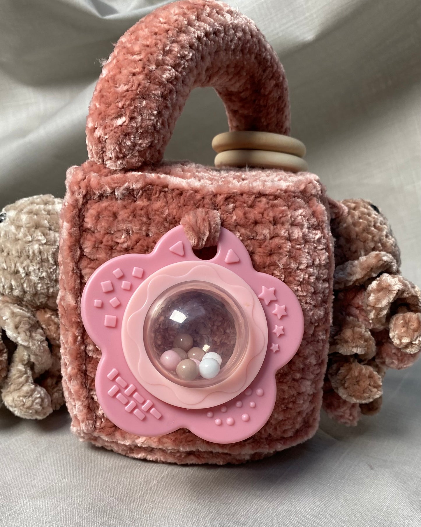 Heklaðir leikfanga kubbar millistærð