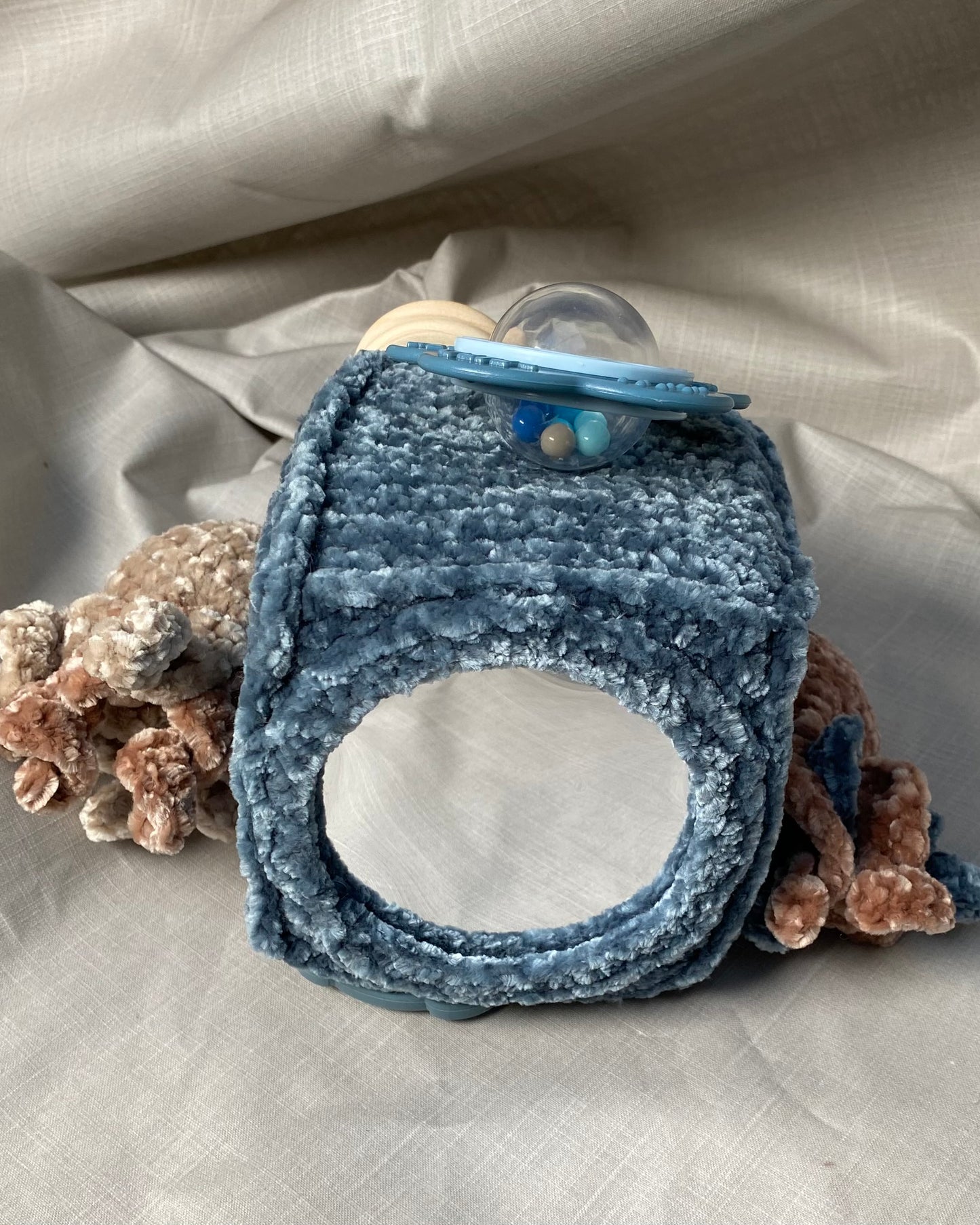 Heklaðir leikfanga kubbar millistærð