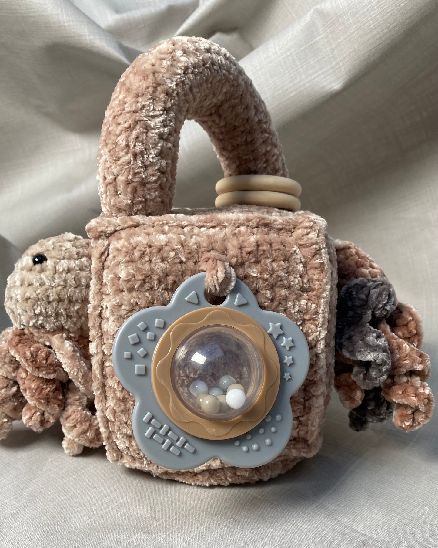 Heklaðir leikfanga kubbar millistærð