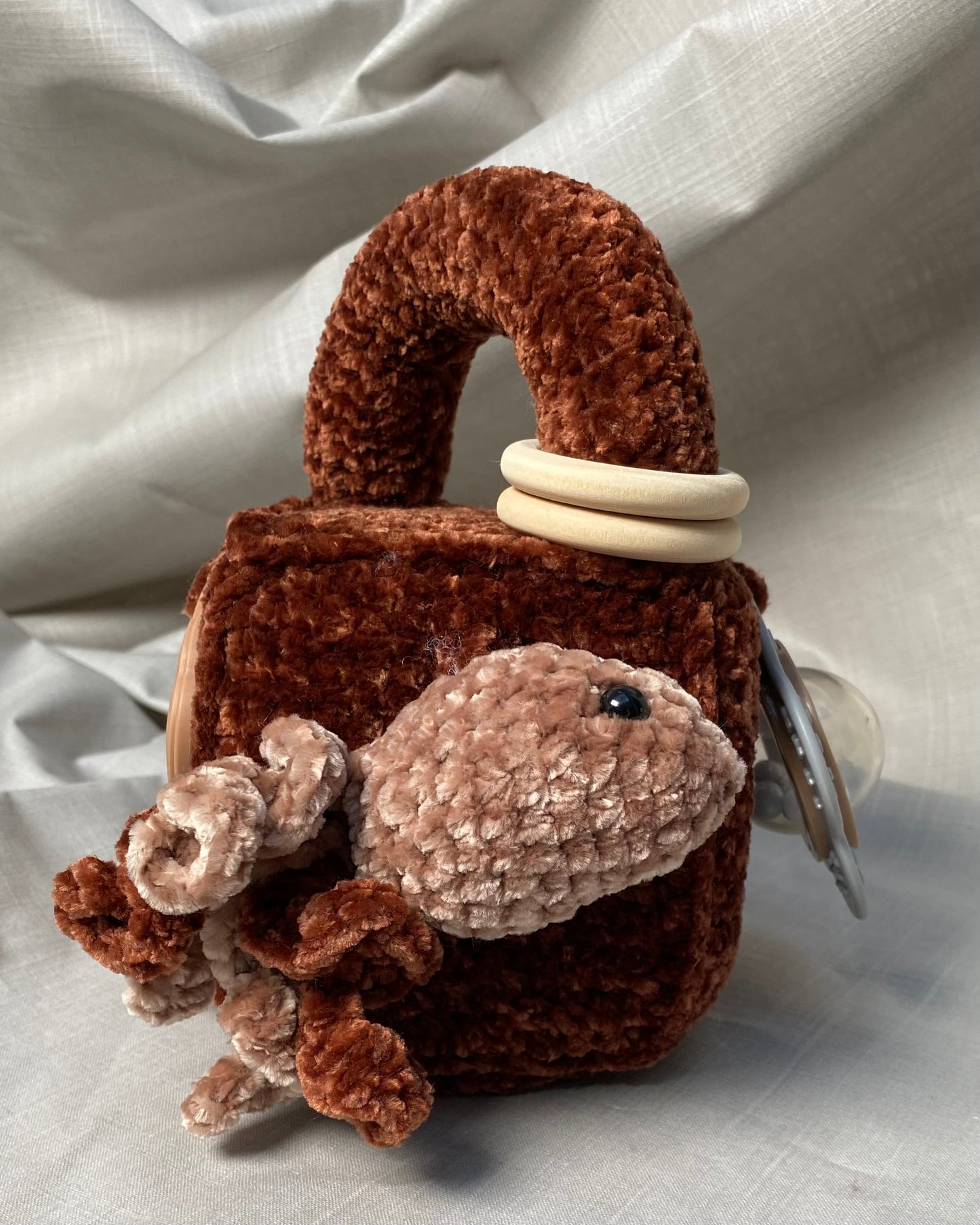 Heklaðir leikfanga kubbar millistærð