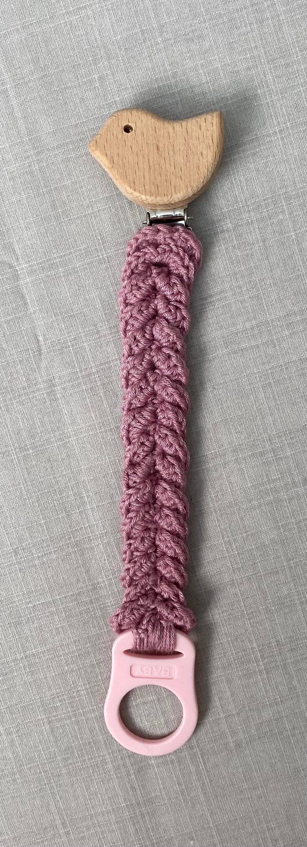 Hekluð fléttu snúðbönd úr bambus garni